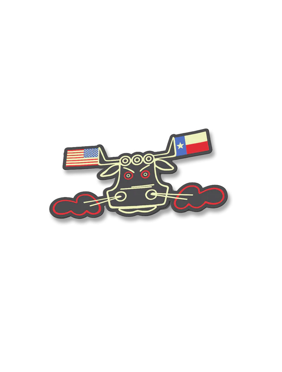 Astrodome Bull Sticker
