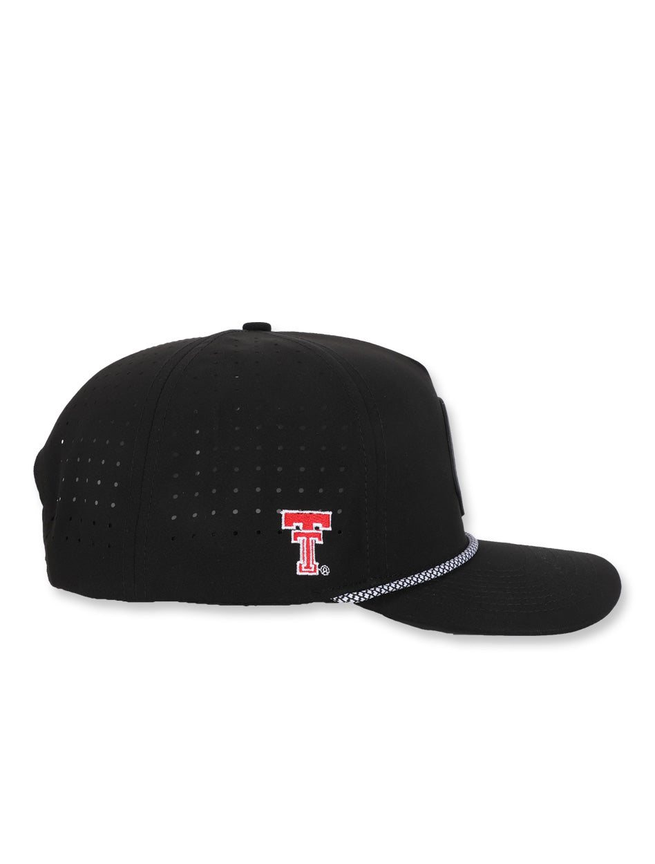 Texas Tech Dark Horse Leach Era "Raise The Flag PVC" Black Sport SB Cap