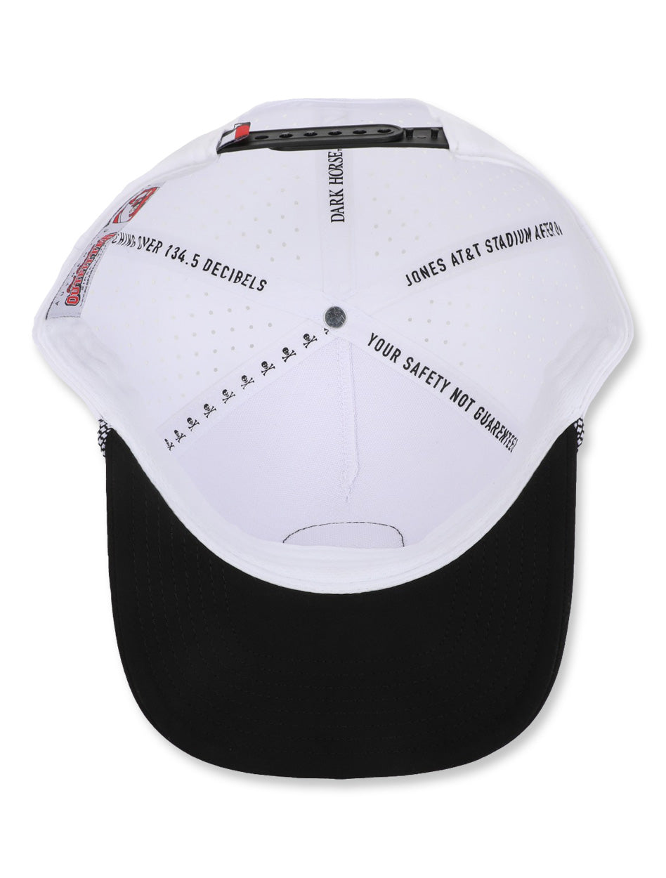 Texas Tech Dark Horse Leach Era "Raise The Flag PVC" White Sport SB Cap