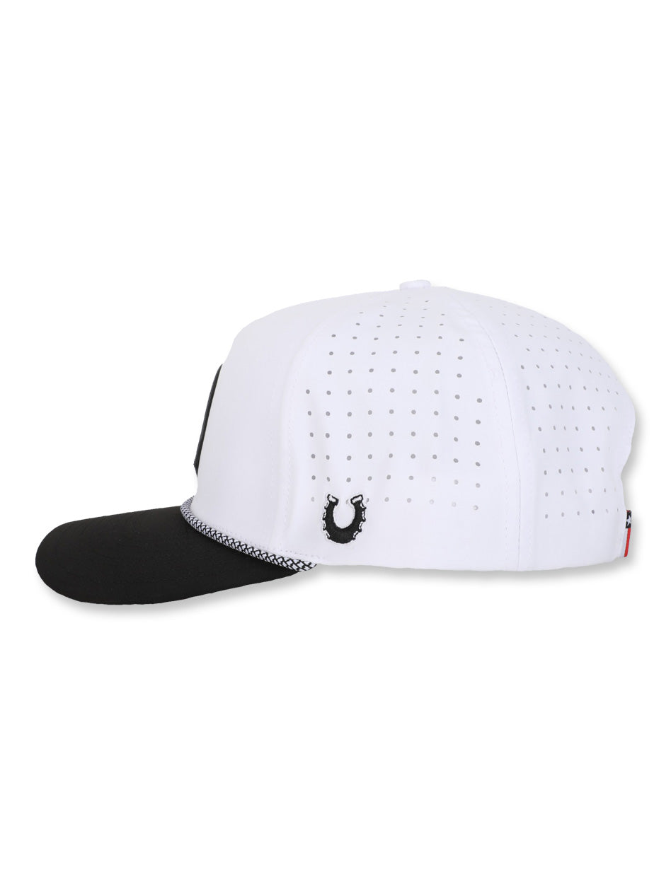 Texas Tech Dark Horse Leach Era "Raise The Flag PVC" White Sport SB Cap