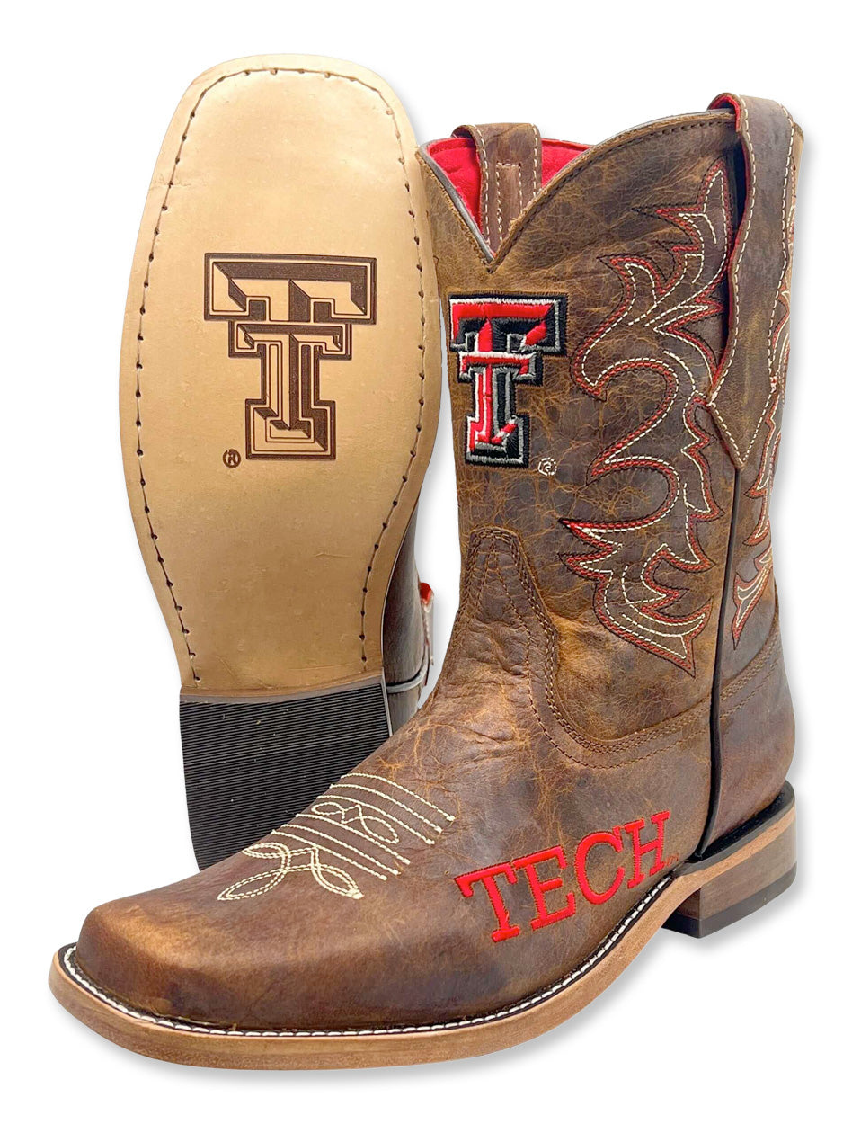 Vaccari Texas Tech "Blake" Kid's Boots