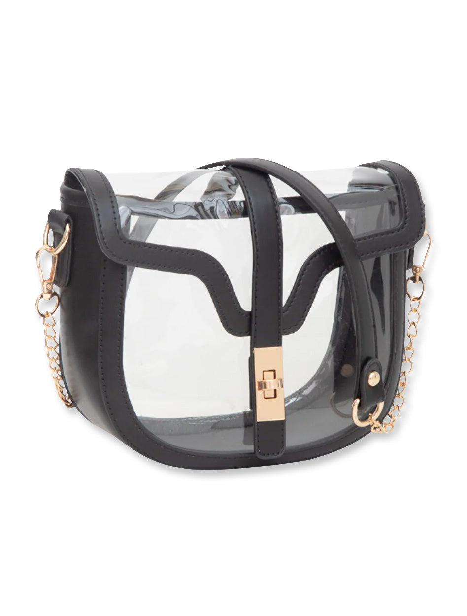 Texas Tech Women's Clothing
Texas Tech ACCESSORIES
Texas Tech Women's Accessories
Texas Tech Stadium Approved Bags
Texas Tech Bags & Travel
Texas Tech New Products
Texas Tech Bags
Texas Tech Clear Crossbody Bags
black clear purse, stadium approved clear bag, clear crossbody purse black trim, transparent handbag with gold chain, game day clear purse, NCAA regulation clear bag black, stylish clear stadium purse, black trim clear shoulder bag, stadium approved crossbody bag, fashionable clear purse for events