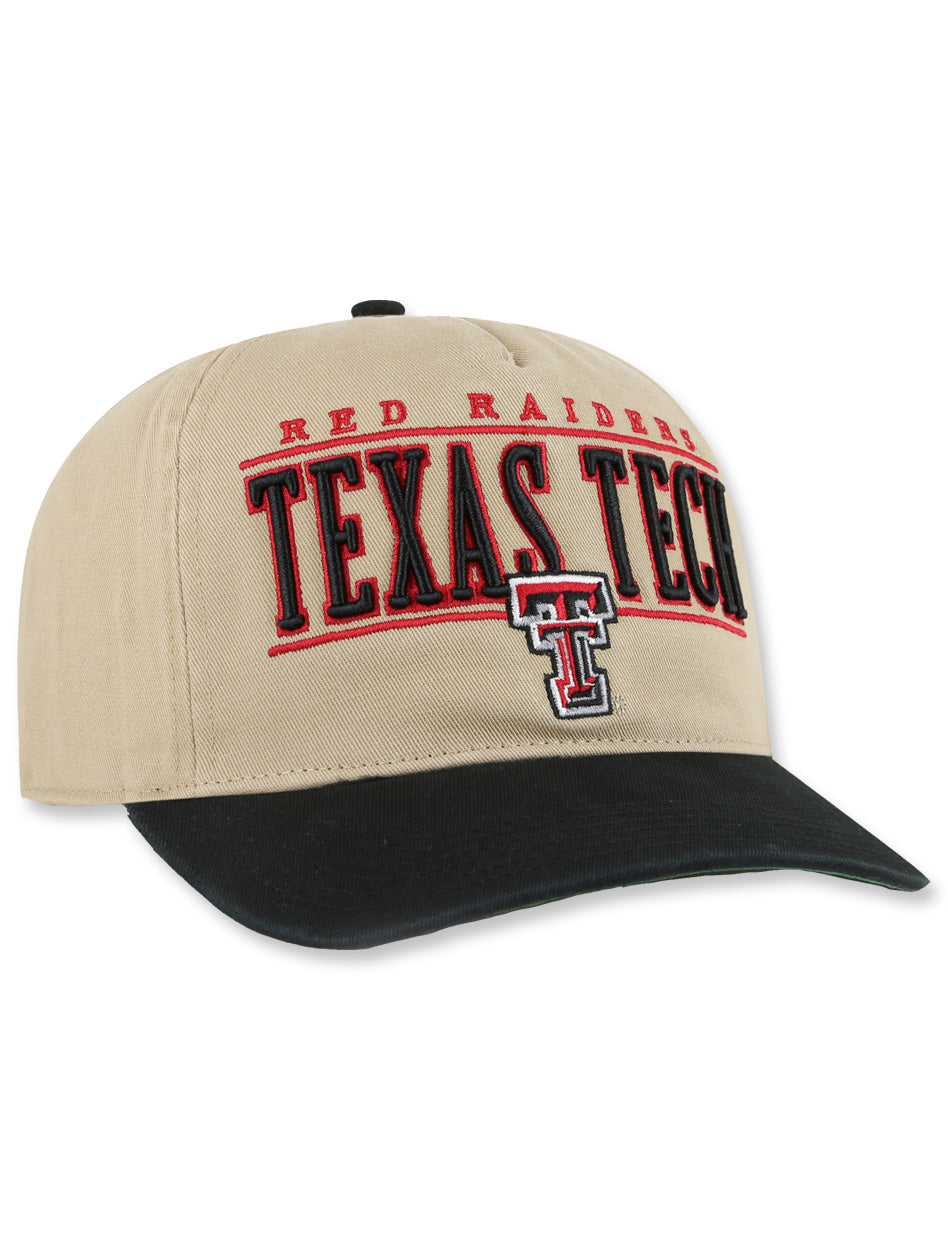 47 Brand Texas Tech "City Line" Khaki Hitch Snapback Cap