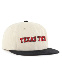 '47 Brand Texas Tech Chainstitch Double T "Fieldstone" Snapback Cap