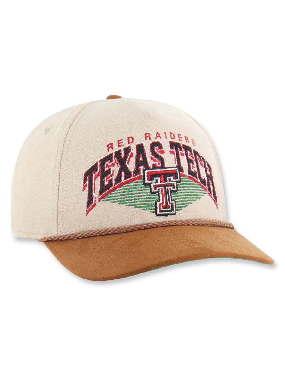 47 Brand Texas Tech Double T "Pomona" Suede Snapback Cap
