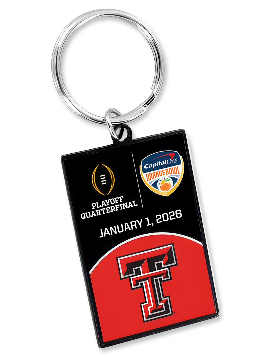 Texas Tech 2025 CFP Teams Keychain