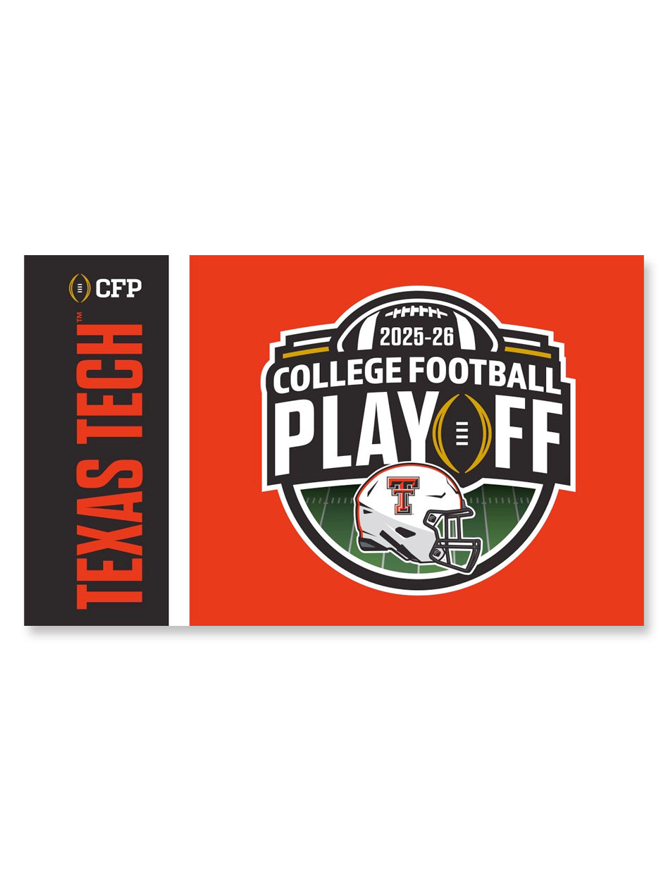 Texas Tech 2025 CFP 3' x 5' Sublimated Elite Flag