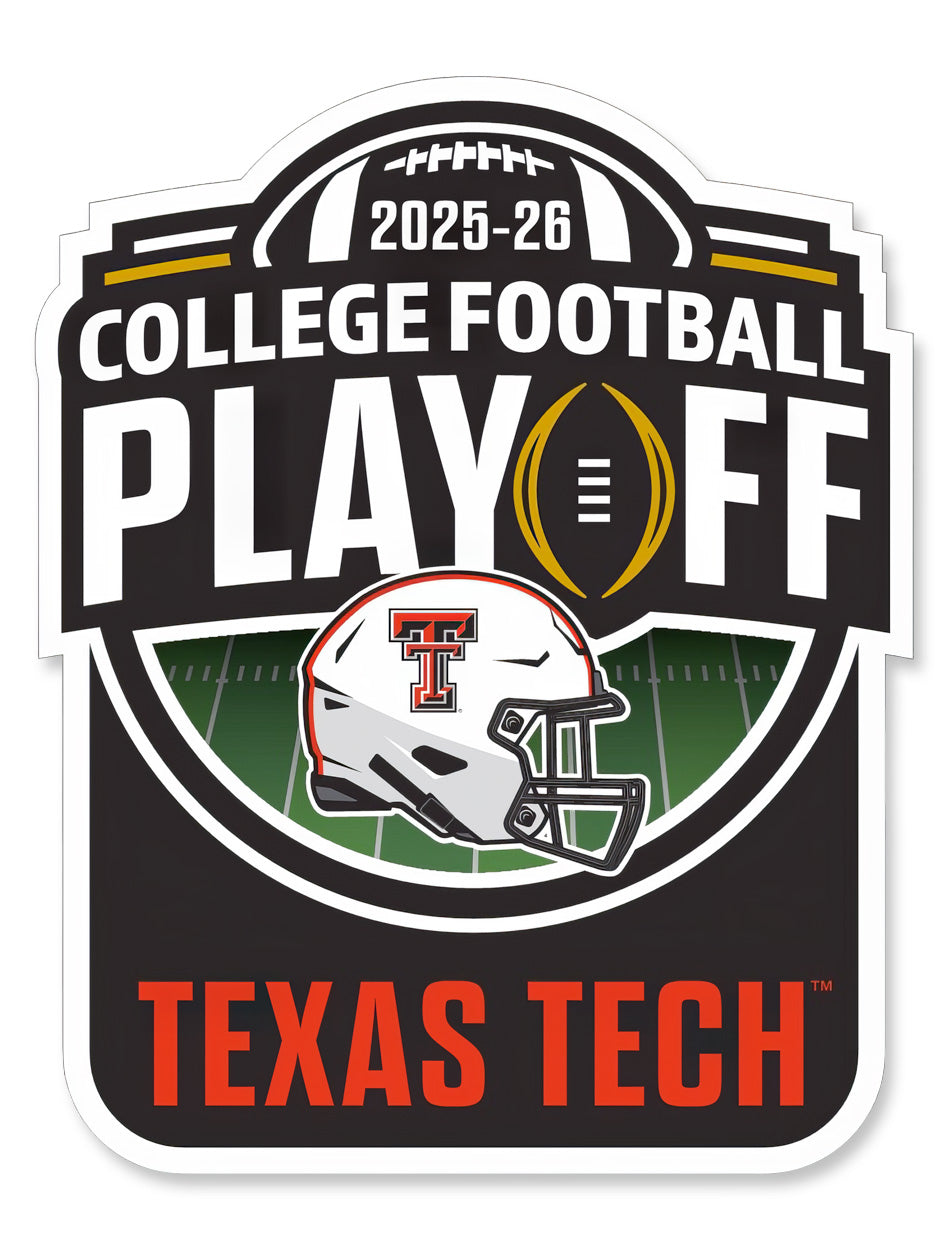 Texas Tech 2025 CFP 4" Team Magnet