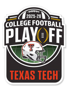 Texas Tech 2025 CFP 4" Team Magnet