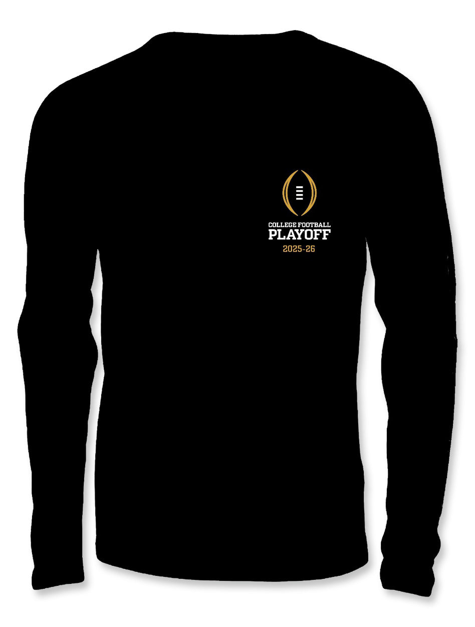 Texas Tech 2025 CFP - Long Sleeve - Reasons To Yell - BLACK