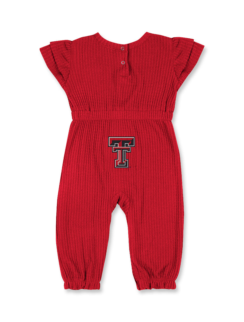 Arena Texas Tech "Beautopia" Infant Waffle Romper