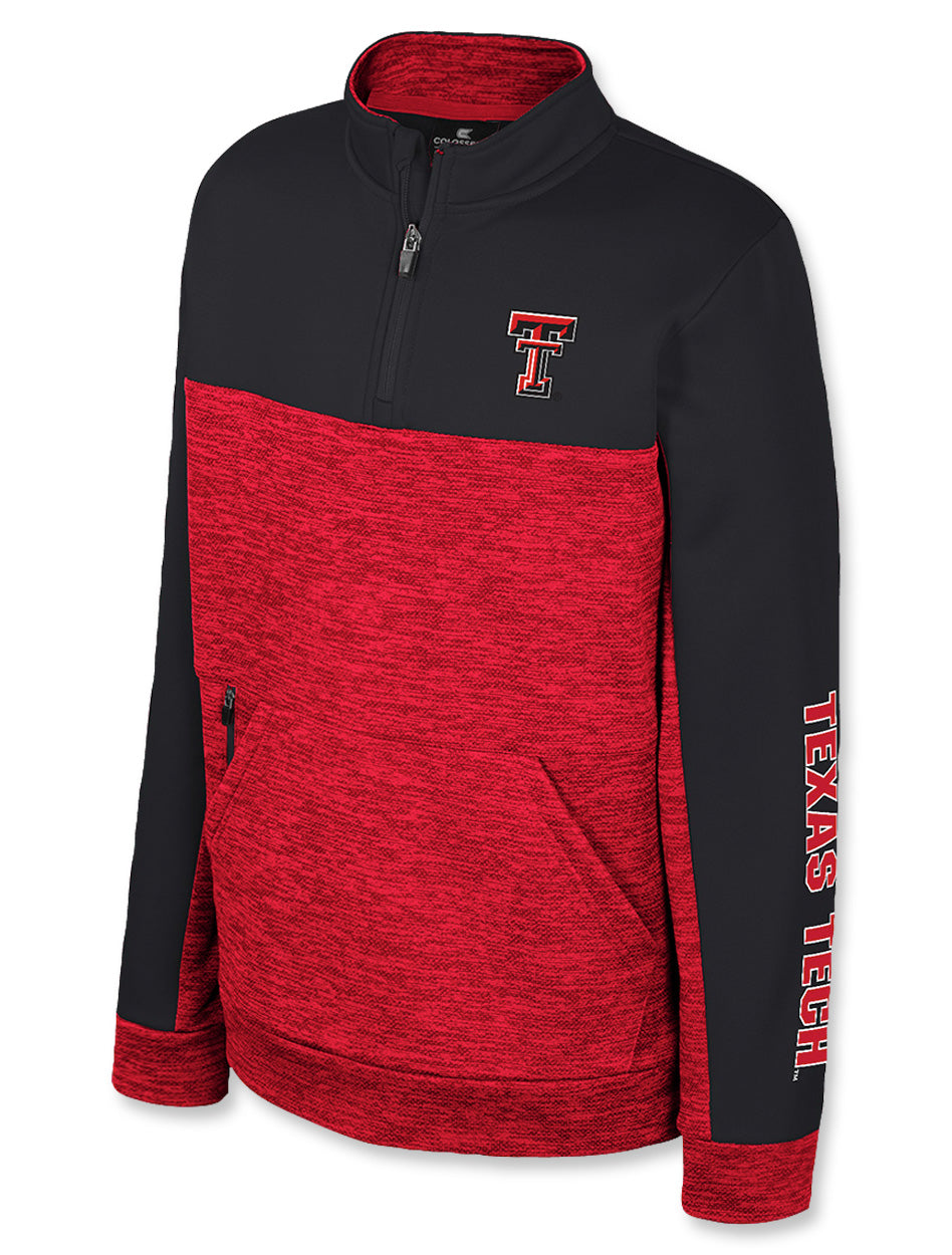 Arena Texas Tech "Jake" Youth Fleece 1/4 Zip Pullover