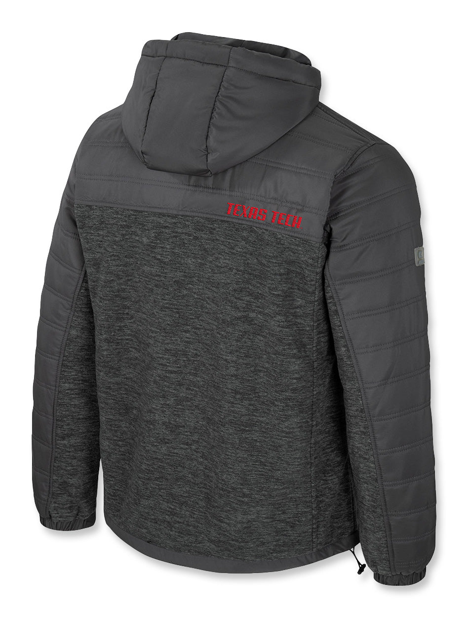 Arena Texas Tech "Nightman" Hooded Puffer Full Zip Jacket