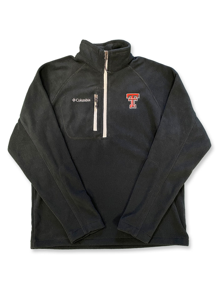 Columbia Texas Tech Double T "Fast Trek III" 1/2 Zip Fleece Pullover