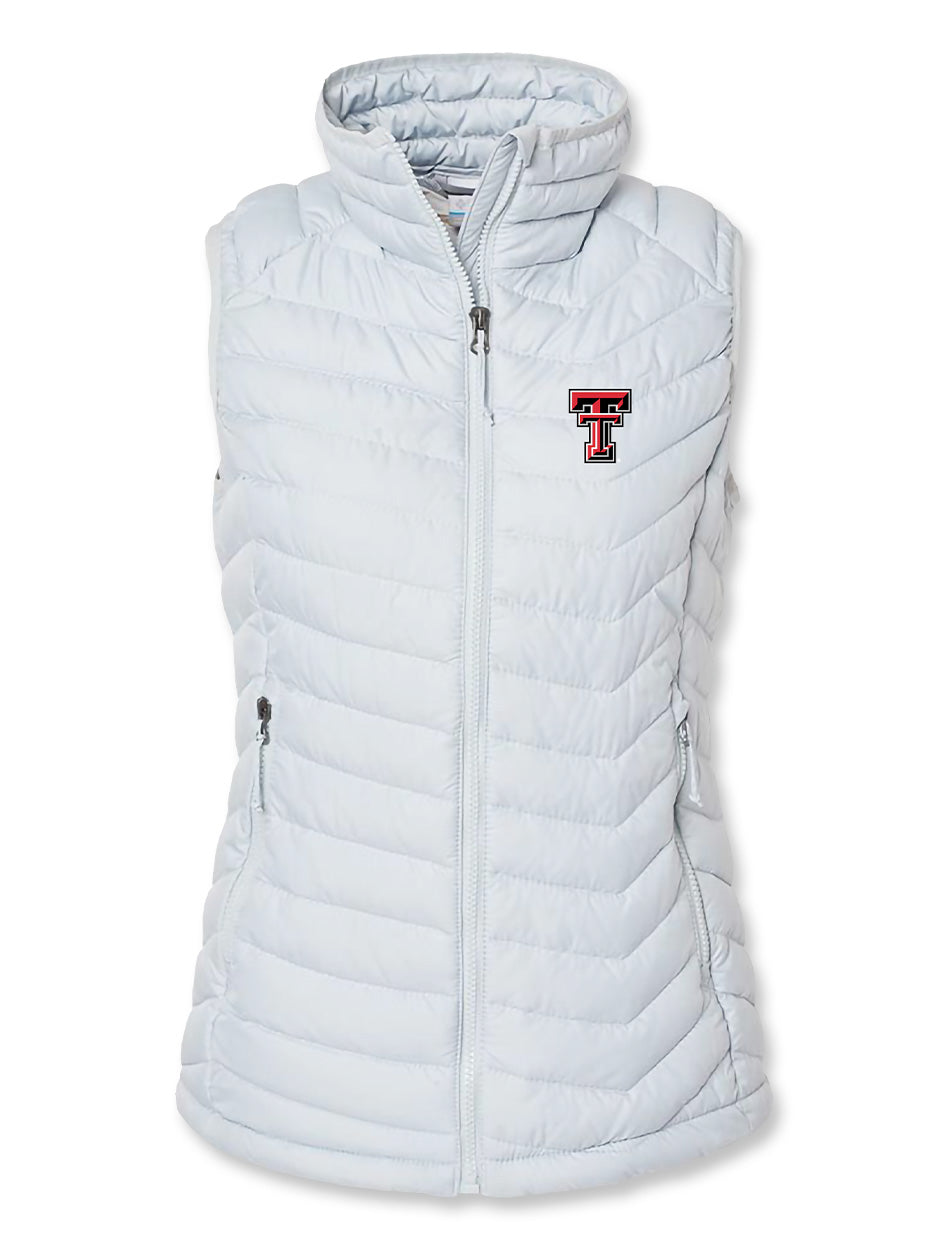 Columbia Texas Tech Double T "Powder Lite Vest" Women's Vest