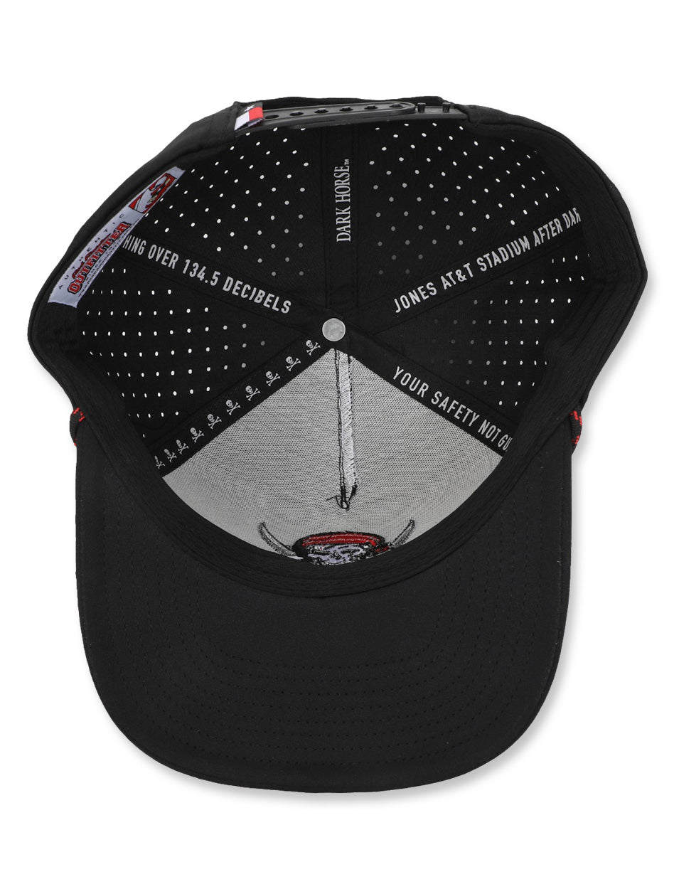 Texas Tech Dark Horse "As Worn In Leach Era" Black Sport SB Cap