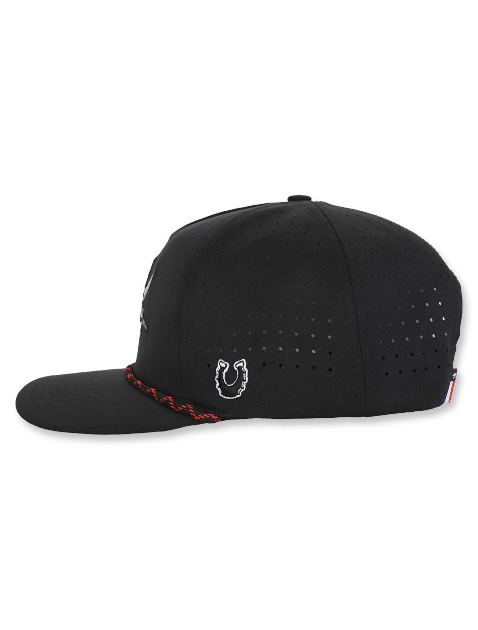 Texas Tech Dark Horse "As Worn In Leach Era" Black Sport SB Cap