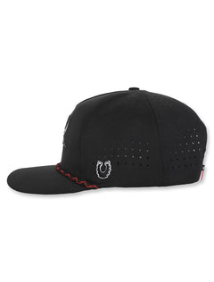 Texas Tech Dark Horse "As Worn In Leach Era" Black Sport SB Cap