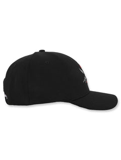 Texas Tech Dark Horse "As Worn In Leach Era" Black OSFA Cap