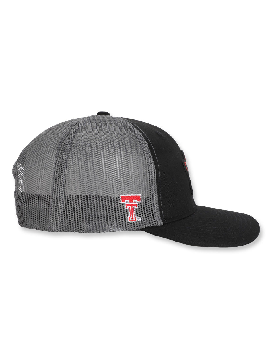 Texas Tech Dark Horse Leach Era "Bones PVC"Charcoal Mesh SB Cap