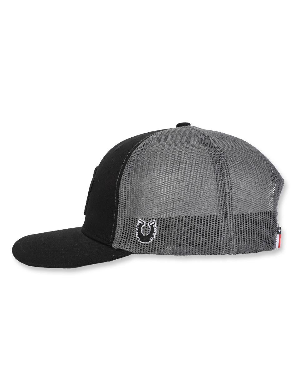 Texas Tech Dark Horse Leach Era "Bones PVC"Charcoal Mesh SB Cap