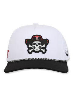 Texas Tech Dark Horse Leach Era "Bones PVC" White Sport SB Cap