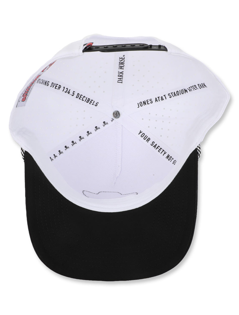 Texas Tech Dark Horse Leach Era "Bones PVC" White Sport SB Cap