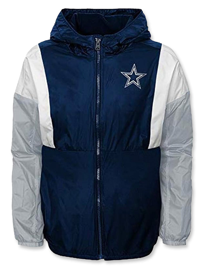 Dallas Cowboys Stadium Color Blocked YOUTH Wind Breaker