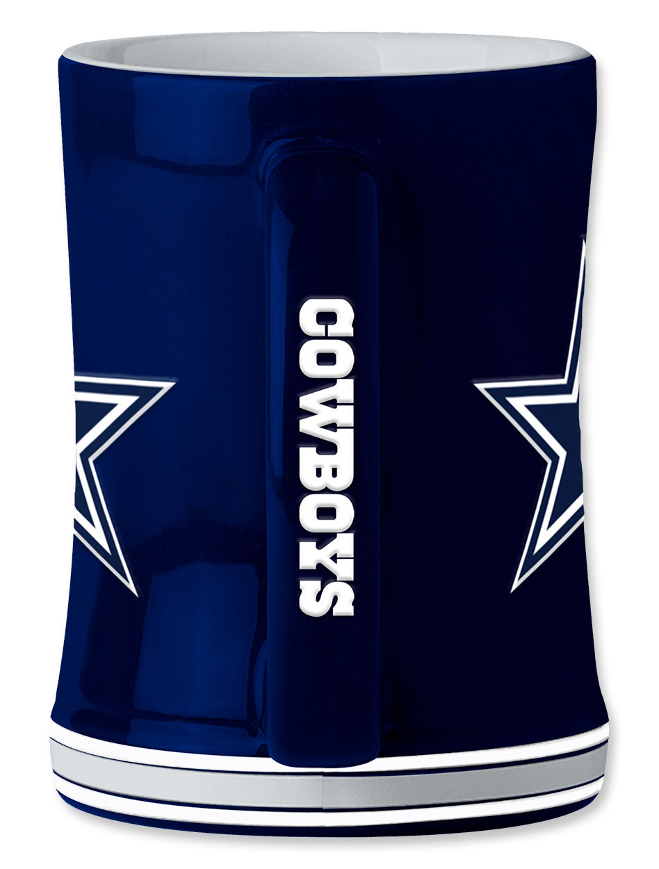 Dallas Cowboys "Relief" Curved Coffee Mug