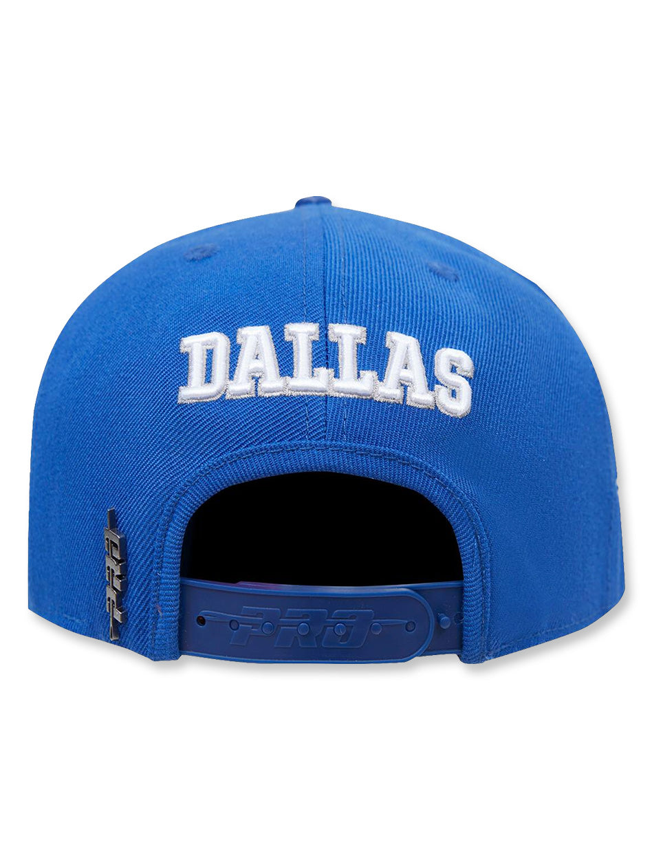 Dallas Cowboys "Retro" Classic Logo Dodger Blue Wool Snapback Flat Bill