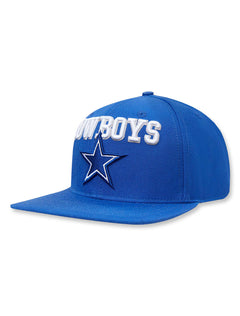 Dallas Cowboys "Retro" Classic Logo Dodger Blue Wool Snapback Flat Bill
