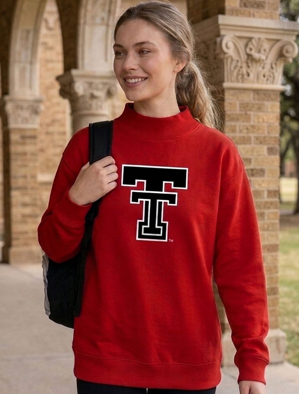 Dark Horse Texas Tech “Vault Double T” Mock Neck