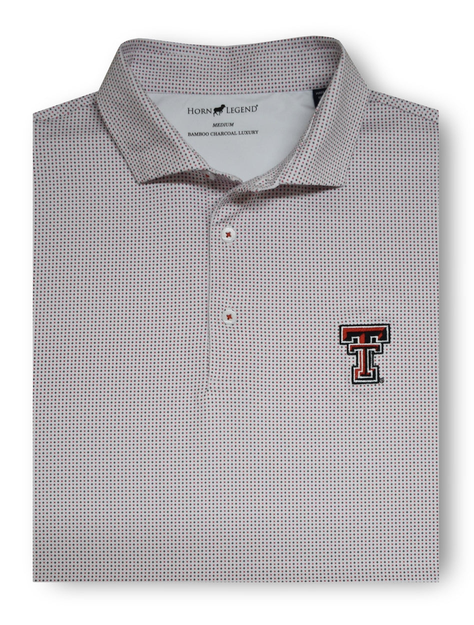 Texas Tech Double T "Checkers" Varsity Tailgate Men's Polo