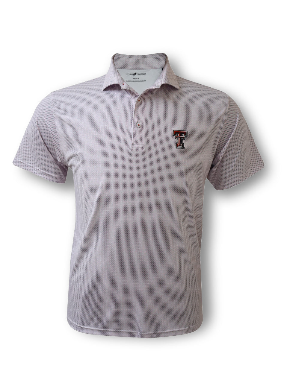 Texas Tech Double T "Checkers" Varsity Tailgate Men's Polo