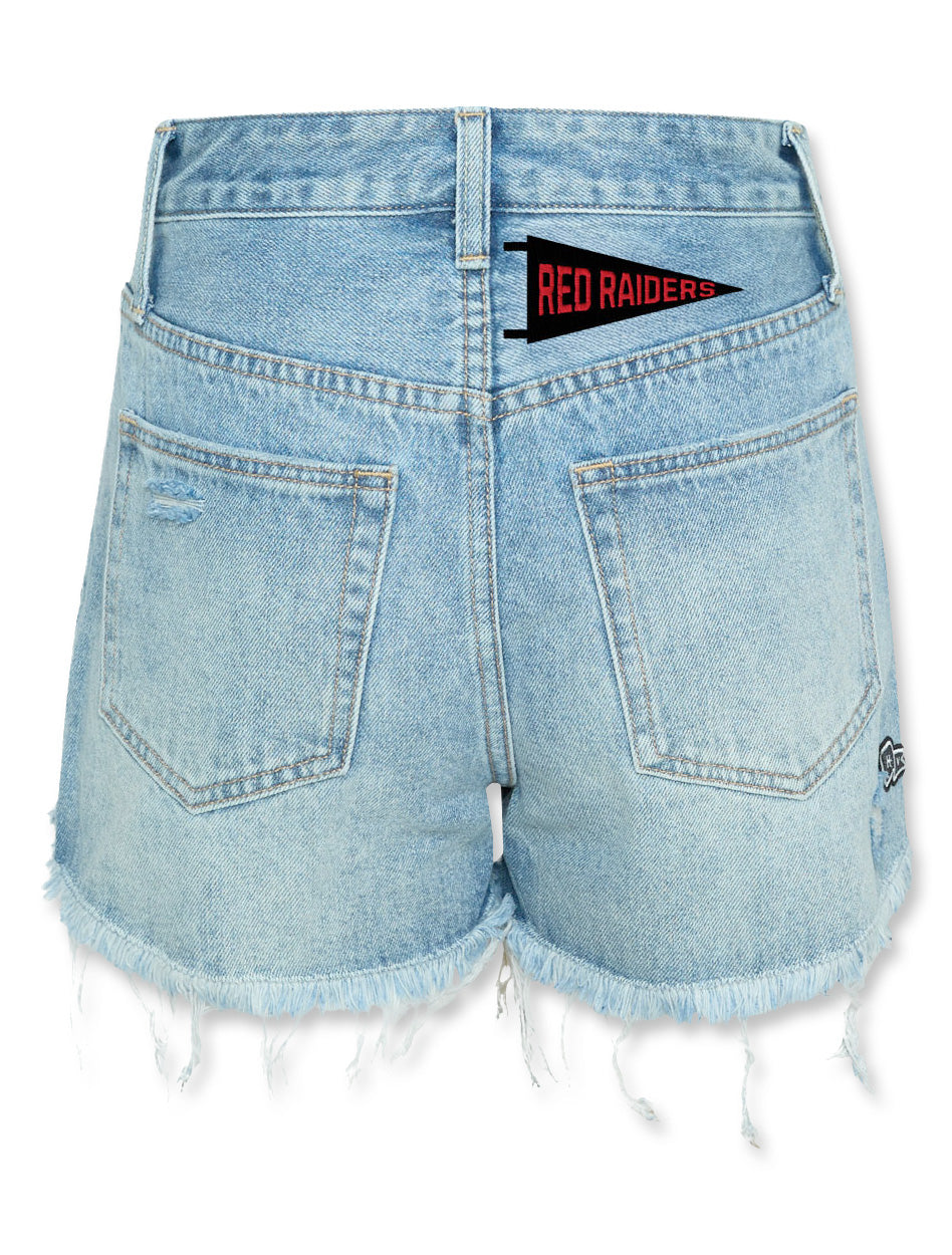 Texas Tech Hype & Vice Denim Patched Women's Shorts