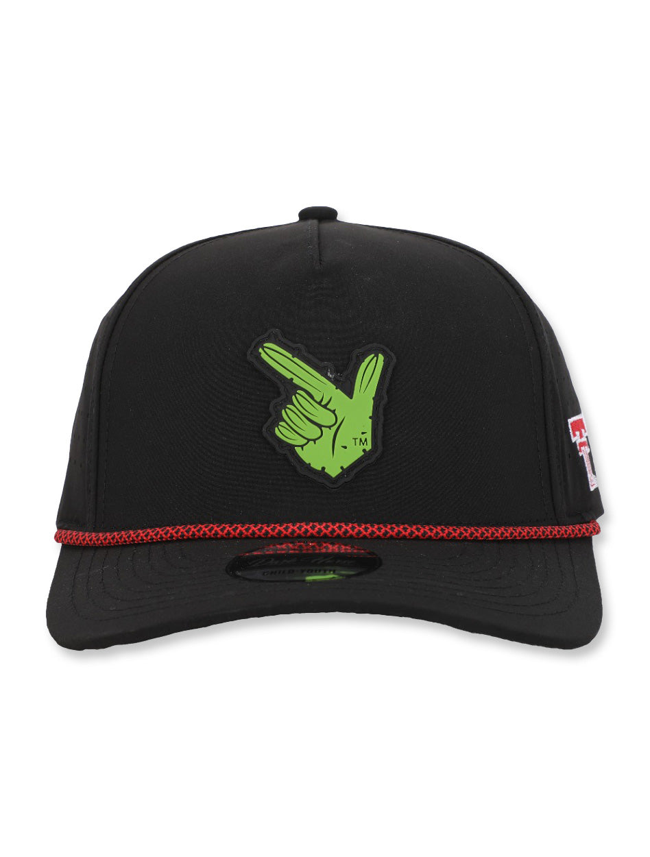 YOUTH Dark Horse "Cactus PVC" Black Rope Snapback
