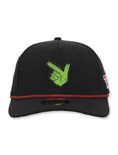 YOUTH Dark Horse "Cactus PVC" Black Rope Snapback