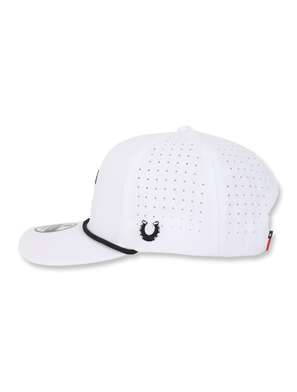 YOUTH Dark Horse "Double T" White Snapback Cap