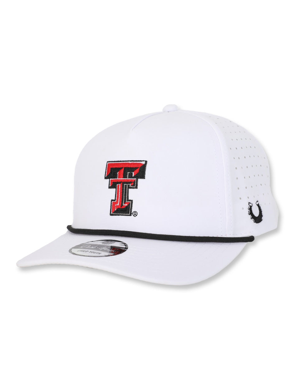 YOUTH Dark Horse "Double T" White Snapback Cap