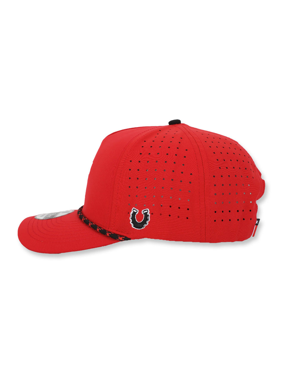 YOUTH Dark Horse "TB Rearing Rider" Red Snapback Cap