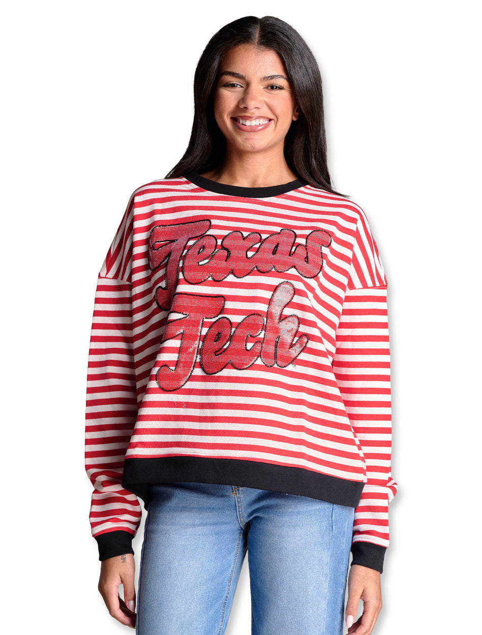 Stewart Simmons Texas Tech "Stripe" Pullover