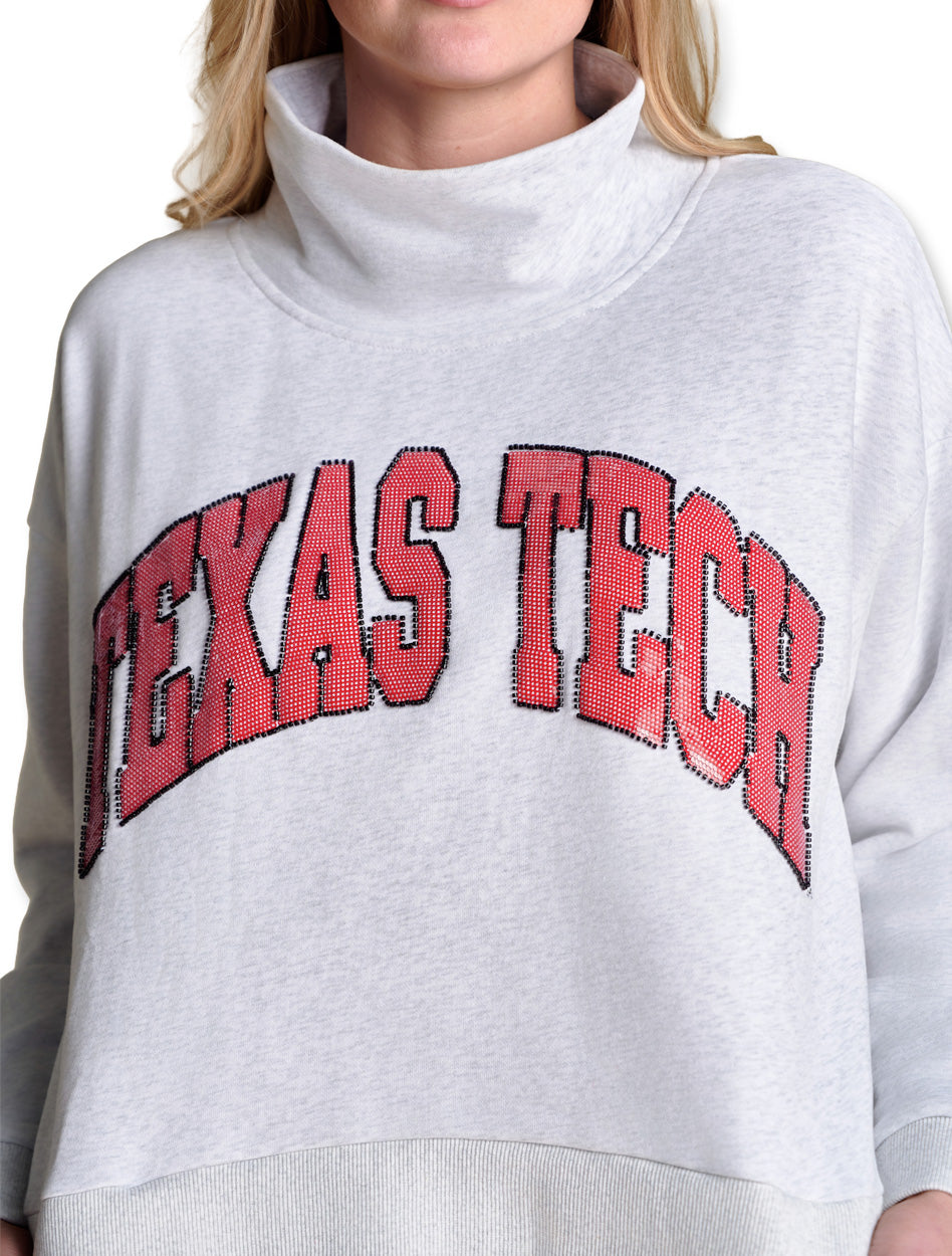 Stewart Simmons Texas Tech "Rewind Mockneck" Pullover