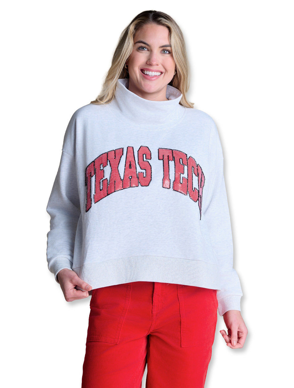Stewart Simmons Texas Tech "Rewind Mockneck" Pullover