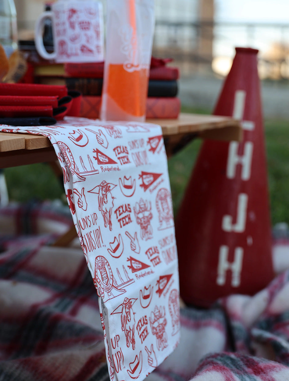 Texas Tech "Campus Landmarks" Cotton Tea Towel