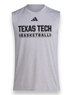 Adidas Texas Tech Basketball Pill Sleeveless Top (mtt-040)