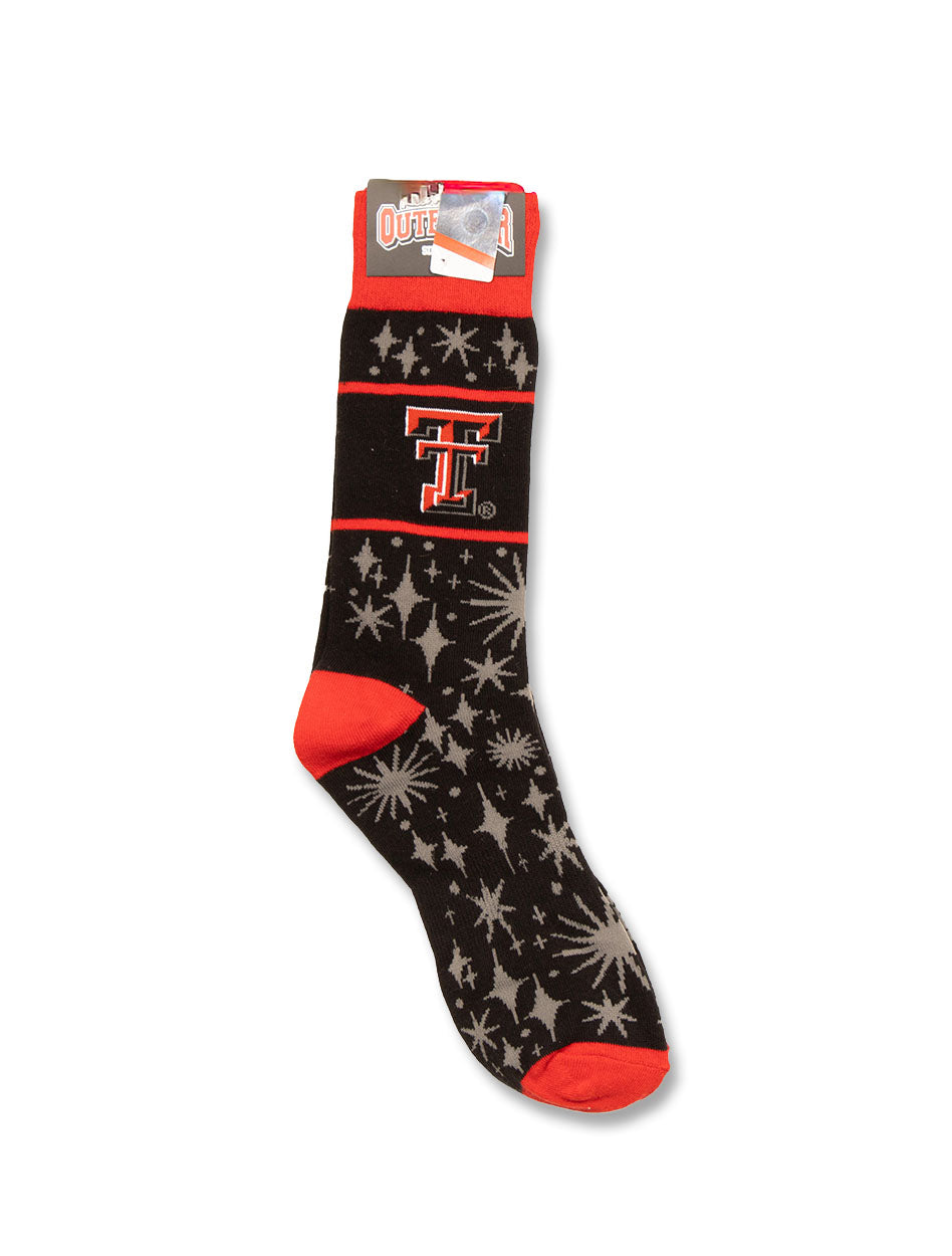 Jack + Sage Texas Tech "The Campfire" Dress Socks