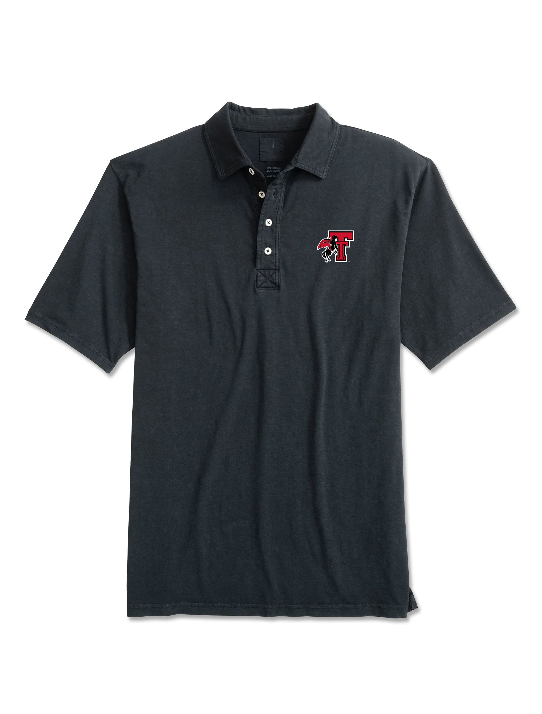 Johnnie-O Texas Tech Throwback Horse & Rider "Coastal Wash" Polo