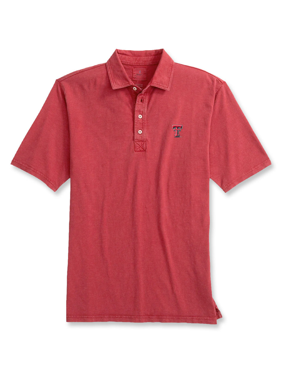 Johnnie-O Texas Tech Coastal Wash Polo