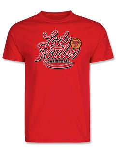 Texas Tech Lady Raiders "Basketball Shadowed" Short Sleeve T-Shirt