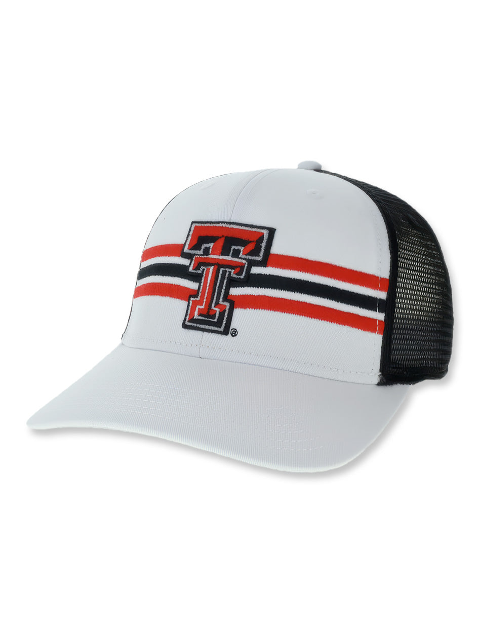 Texas Tech Legacy Double T Striped Snapback Cap